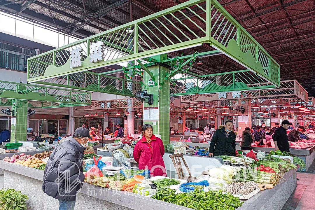乡镇农贸市场设计花岗菜市场4